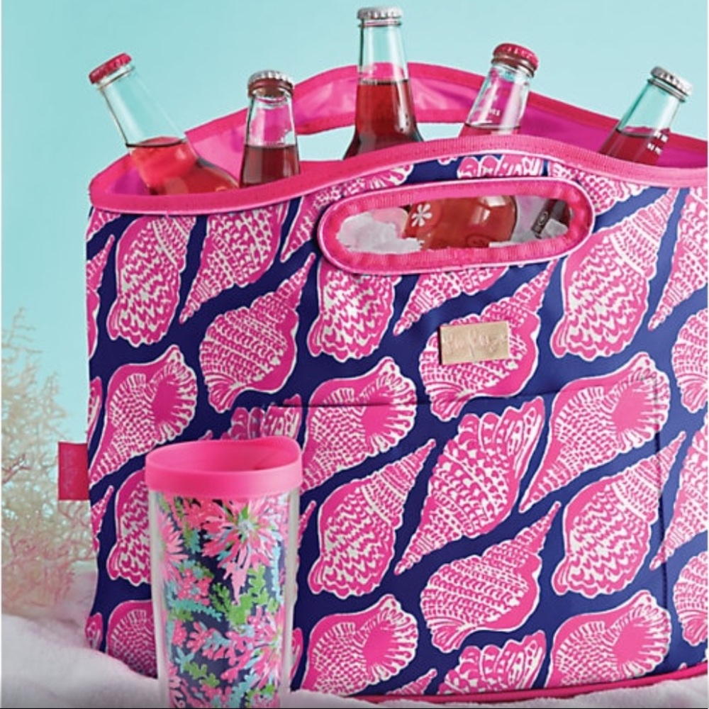 Lily Pulitzer Beverage Bucket w/bottle opener